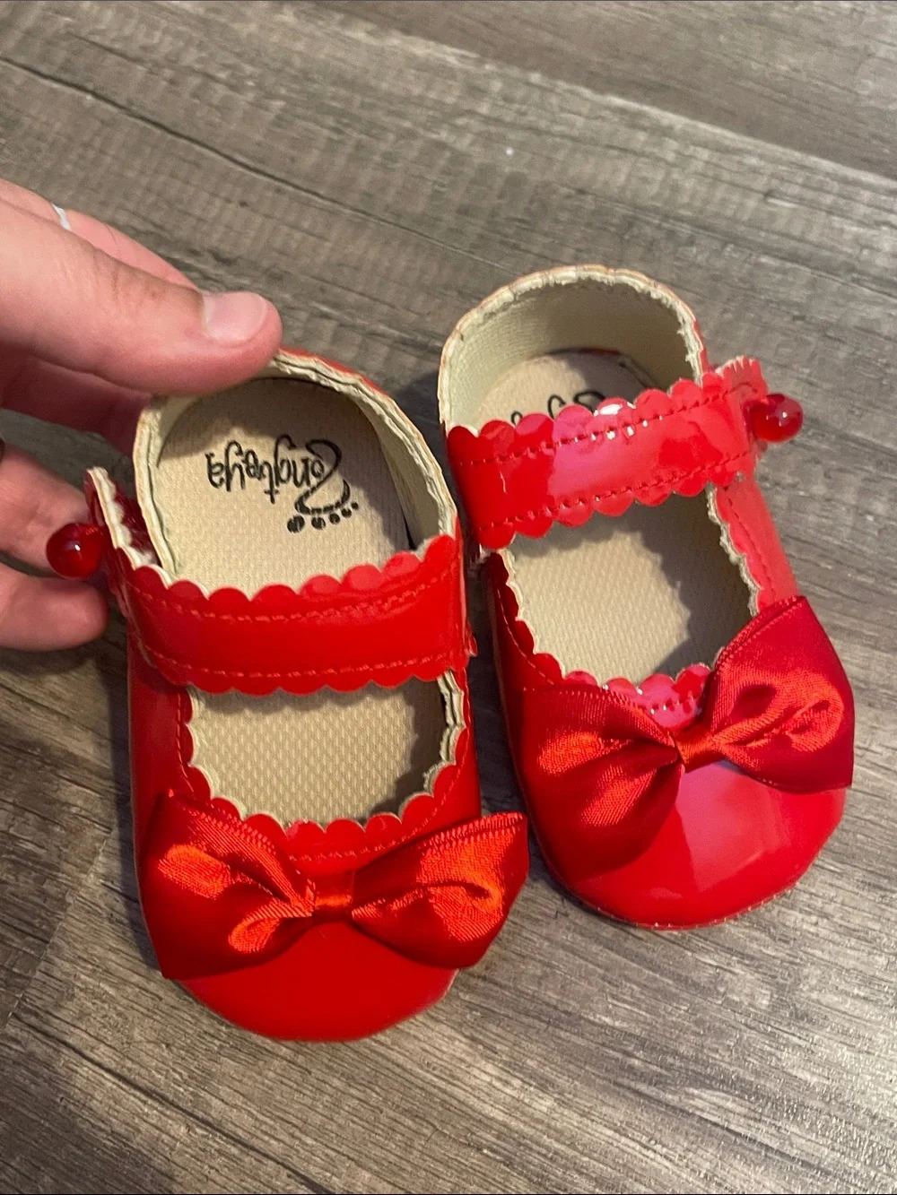 HONGTEYA Baby Girls Shoes Mary Jane Flats Non Slip Newborn Moccasins 12-18 month